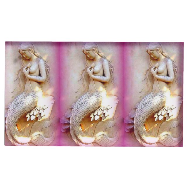 sitting mermaids table card holder (Front)