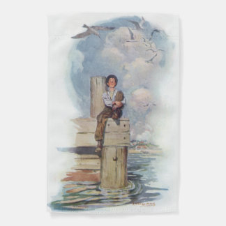 Sitting On The Dock Garden Flag