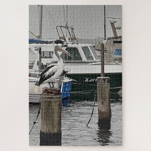 Sitting on the dock jigsaw puzzle