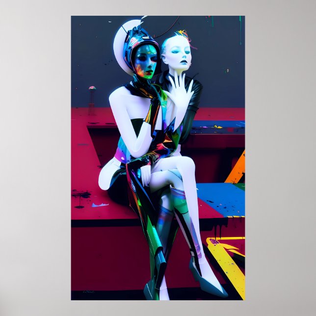 Sitting on the Future Ken Gage Sci-Fi Poster (Front)