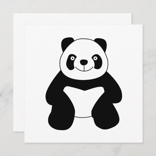 Sitting panda (Front/Back)