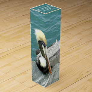 Sitting Pelican Custom Wine Gift Box