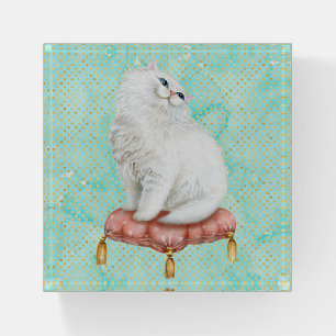 Sitting Pretty Kitty Paperweight