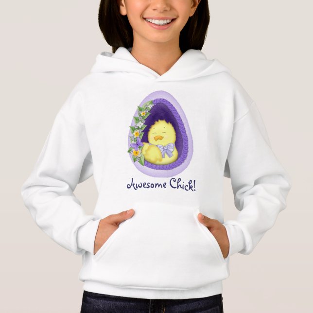 Sitting Pretty Window Egg Hoodie (Front)