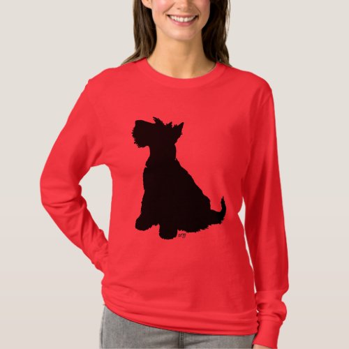 Sitting Scottie Dog T_Shirt