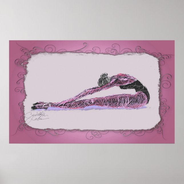 Sitting Stretching Over Legs Poster (Front)