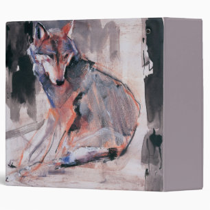 Sitting Wolf 2000 3 Ring Binder