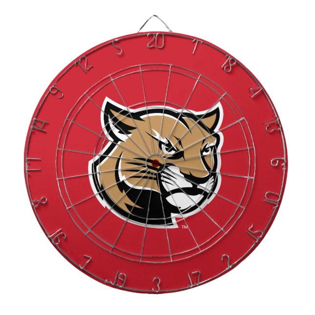 SIUE Cougars Dart Board (Front)