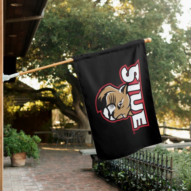 SIUE Cougars House Flag (In SItu)
