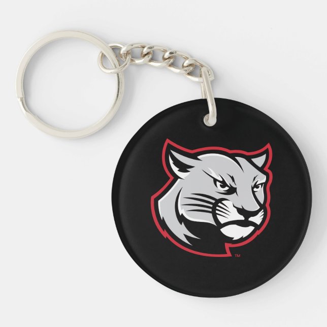 SIUE Cougars Keychain (Front)