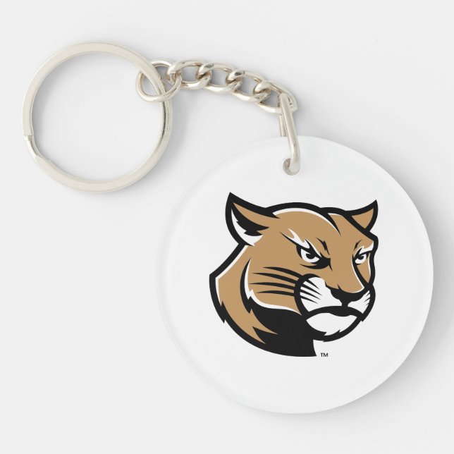 SIUE Cougars Keychain (Front)