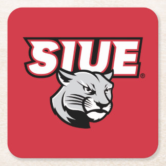 SIUE Cougars Square Paper Coaster