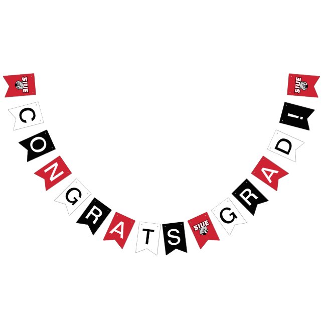 SIUE Graduation Bunting Flags (All)