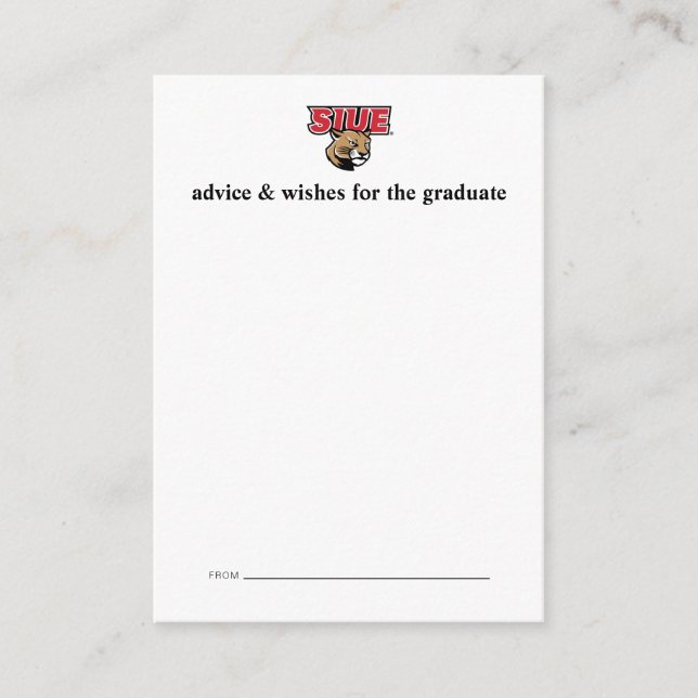 SIUE Graduation Note Card (Front)