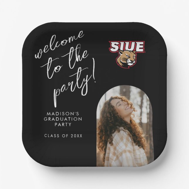 SIUE Graduation Paper Plates (Front)