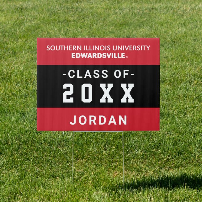 SIUE Graduation Sign (Insitu)