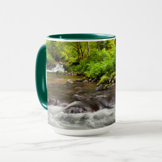 Siuslaw National Forest, Sweet Creek, Oregon Mug (Front Left)