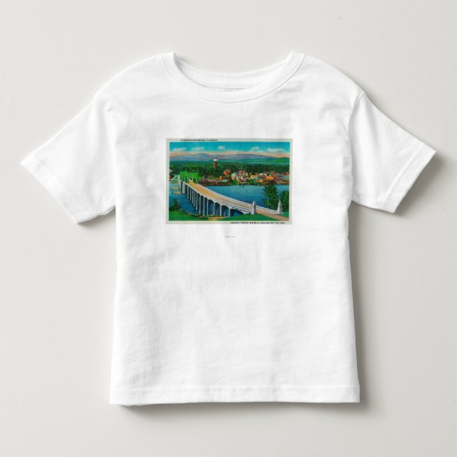 Siuslaw River Bridge in Florence, Oregon Toddler T-shirt (Front)