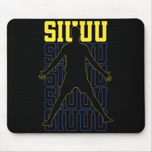 Siuuu Player Football Soccer Soccer Mouse Pad