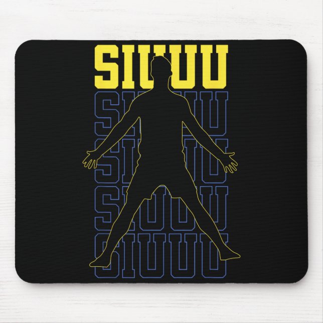 Siuuu Player Football Soccer Soccer Mouse Pad (Front)