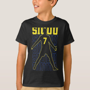 Siuuuu Funny Soccer Present For Soccer Lovers Fans T-Shirt