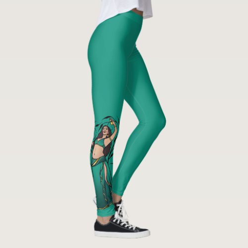 Sivoney Belly Dancer Goddess Leggings