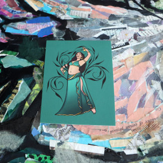 Sivoney Belly Dancer Goddess Postcard