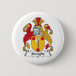 Sivright Family Crest Pinback Button