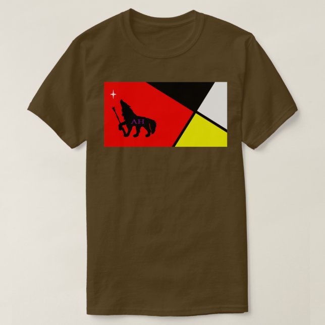 Siwanoy Nation Flag  T-Shirt (Design Front)