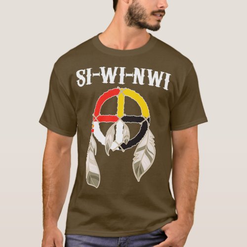 SIWINWI Shawnee Tribe Native American Indians Medi T_Shirt