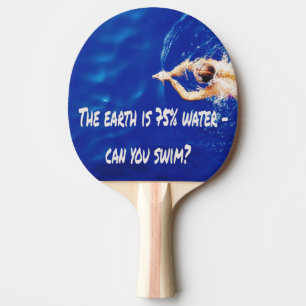 Siwmming Swim Team Love to Swim Pool Ping Pong Paddle