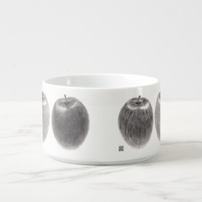 six apples side by side bowl (Center)