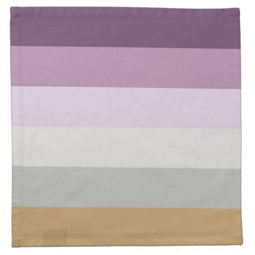 Six Colors _ Blue Violet Purple Pink Gray Yellow Cloth Napkin