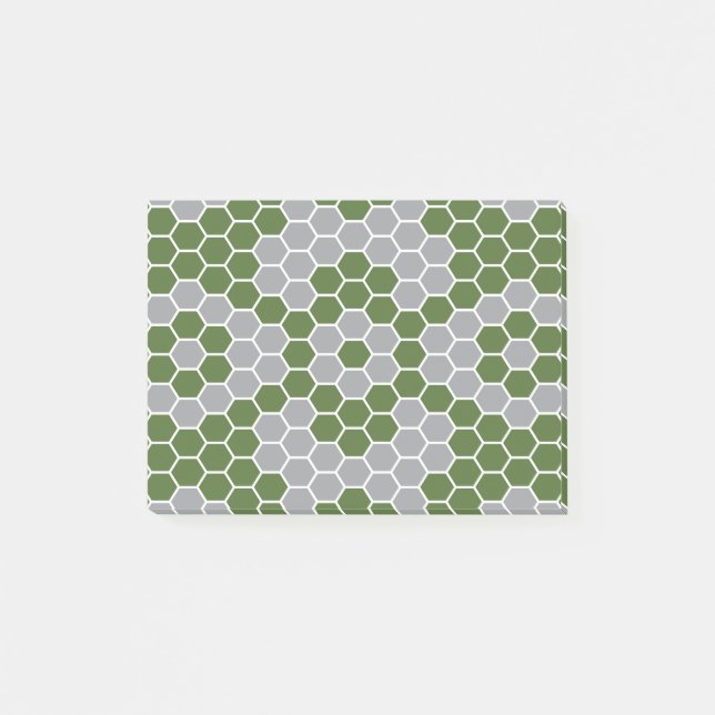 Six corners pattern 3 post-it notes (Front)