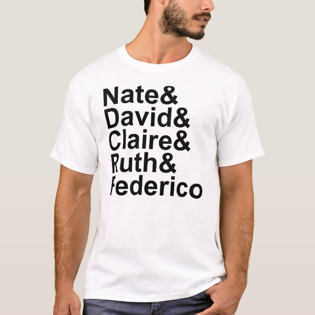 Six Feet Under Names T-Shirt (Front)