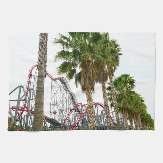 Six Flag Magic Mountain Kitchen Towel (Horizontal)