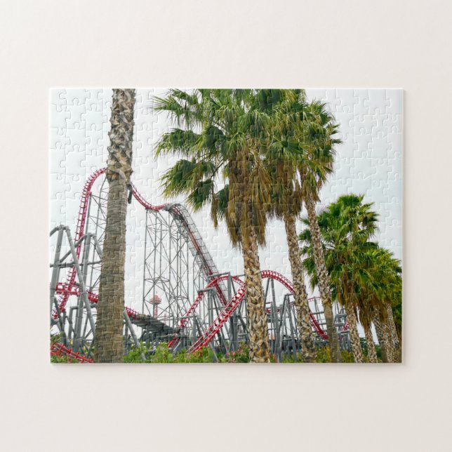 Six Flags Magic Mountain Jigsaw Puzzle (Horizontal)