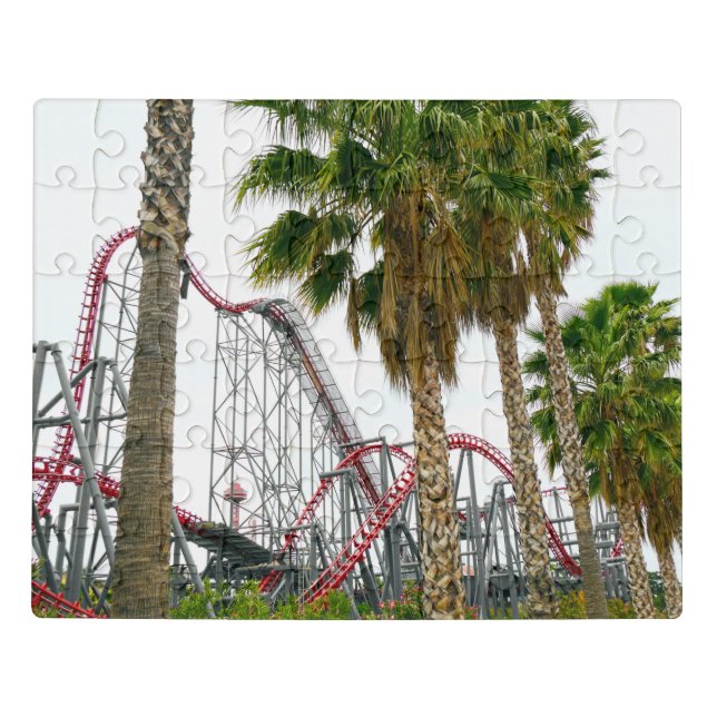Six Flags Magic Mountain Jigsaw Puzzle (Puzzle Horizontal)