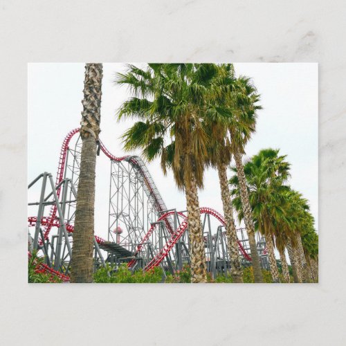 Six Flags Magic Mountain Postcard