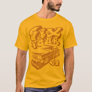 Six Four (vintage Gold) T-shirt by DeluxeWear at Zazzle