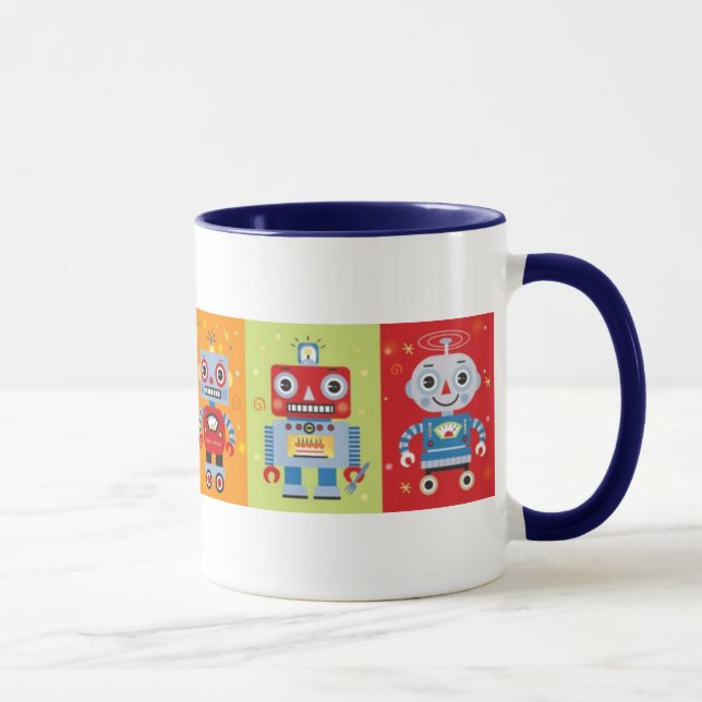 Six Fun Robots Mug (Right)
