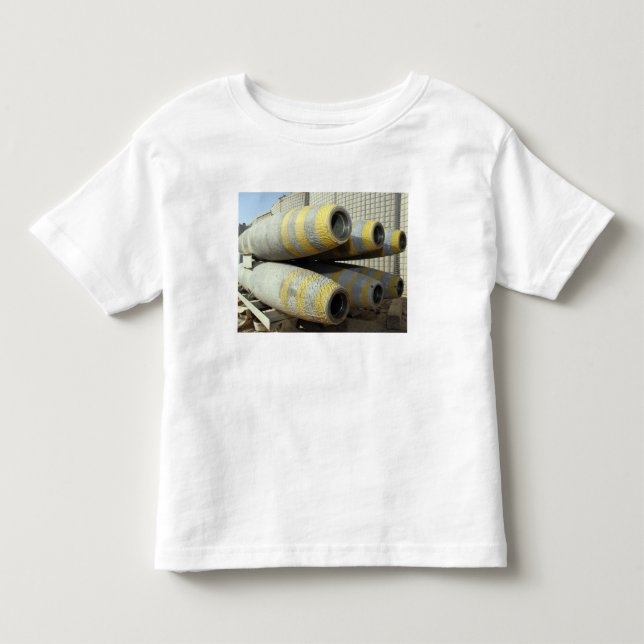 Six GBU-12 bombs sit in a rack Toddler T-shirt (Front)
