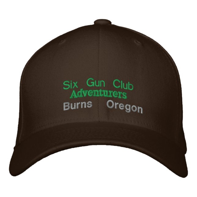 Six Gun Club Embroidered Baseball Hat (Front)