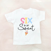 Six Is So Sweet Ice Cream Summer 6th Birthday
