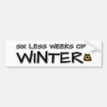 Six less weeks of winter bumper sticker