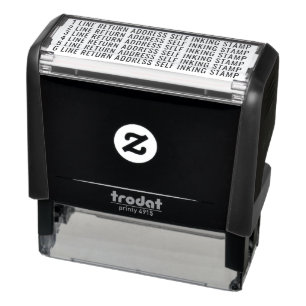 Six Lines Return Address Self Inking Custom Stamp