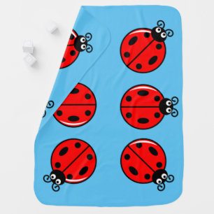 Six Little Ladybugs - Baby Blanket