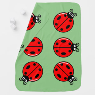 Six Little Ladybugs - Baby Blanket