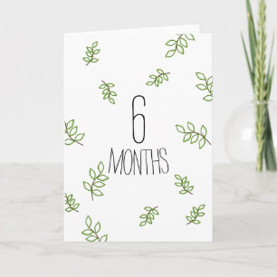 Six Month Anniversary Card