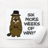 Six more weeks of winter mouse pad (With Mouse)